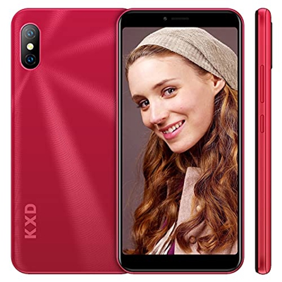 Teléfono Móvil KXD 6A, Smartphone Android Dual SIM, teléfono Android Barato 3G, Pantalla Completa de 5.5 Pulgadas (18: 9), extensión de 1GB RAM + 8GB 