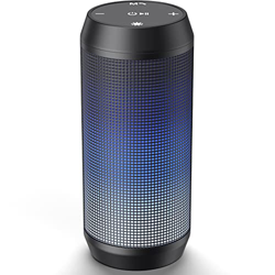 Altavoz Bluetooth Potente Altavoz Portatil con Juego de Luces Ranura para Tarjeta SD Sonido Nítido USB Recargable Compacto y Manejable en oferta