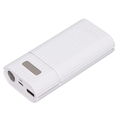 Fupei Cargador Portátil DIY, Caja de Carga de Batería Universal 21700 de Salida Conveniente de 2 Entradas Y 5 V, Carga Rápida para Productos Electróni