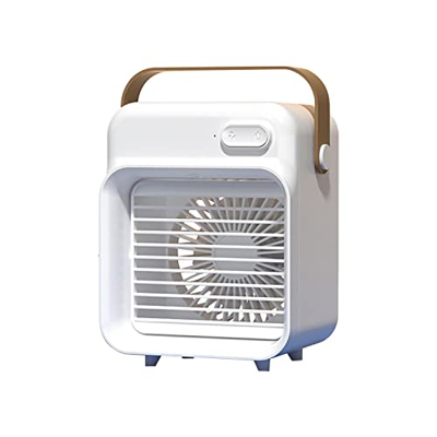 Portable Air Conditioner 4000mAh Rechargeable Personal Air Cooler with 3 Speeds Duration 5-10 hrs,Quiet Mini Air Conditioner Fan Desk Cooling Fan for 