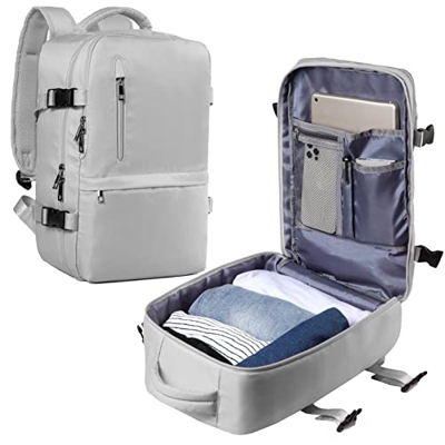 Mochila Viaje Cabina Avion 40x20x25 para Ryanair Mochilas para Mujer Bolsa de Cabina 20L Equipaje de Mano Cabina Avion Mochila de Senderismo Mochila I