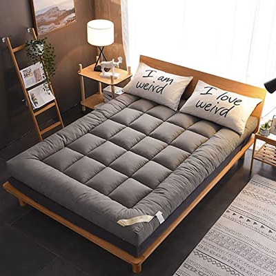 Colchón De Futón Japonés, Estera De Tatami Plegable, Estera De Cama Enrollable, Almohadillas De Colchón De Dormitorio para Niños Y Niñas Suave Y Grues
