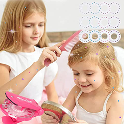 Hair Bedazzler Kit, con 180 Gemas,Glam Bling Styling Tool,Sello de Gemas para el Cabello,Hair gems machine,gem stamper hair, Herramienta de Peinado pa precio
