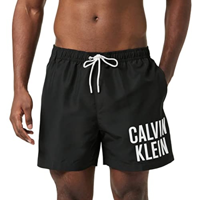Calvin Klein Medium Drawstring-Nos Bañador para Hombre, Pvh Black, XXL