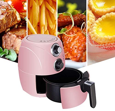 Freidora de aire, máquina de papas fritas, pequeña capacidad para el hogar, totalmente automática, inteligente, sin combustible, freidora eléctrica, h
