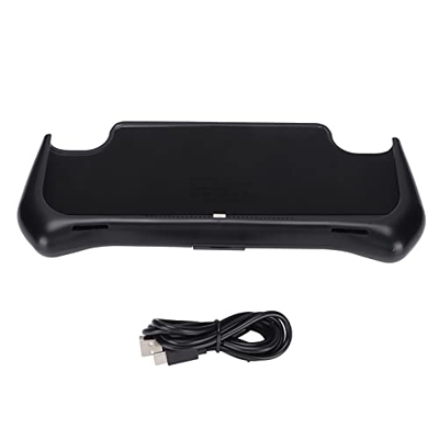 Emoshayoga Soporte de Cargador de Clip Trasero Compatible con Switch Lite, Clip Trasero de Carga rápida Flexible Soporte de Cargador de energía móvil 