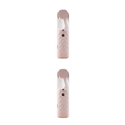 2 Set of 2 in 1 Portable Fan Handheld Rechargeable Personal Mist Humidifier Electronic Misting Cooling Office