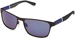 Tommy Hilfiger TH 1283/S Gafas, Bk Bluwhtgry, 57 Unisex-Adulto en oferta
