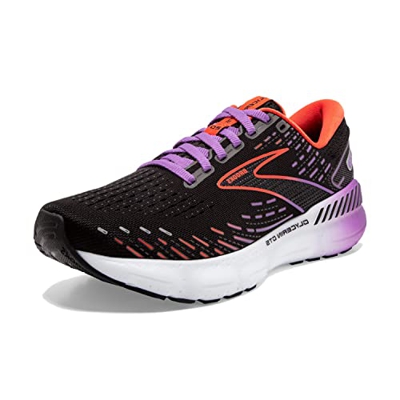 Brooks Glycerin GTS 20, Zapatillas para Correr Mujer, Black Bellflower Fiesta, 37.5 EU