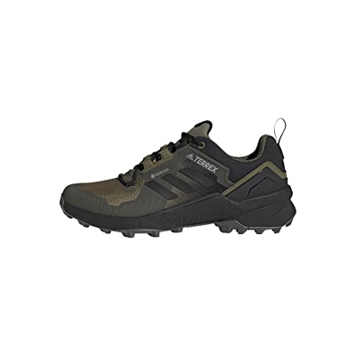 adidas Terrex Swift R3 GTX, Zapatillas Deportivas Hombre, OLIFOC/Negbas/Gricin, 45 1/3 EU