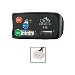EbikePanel Pantalla LCD 36V 48V Bicicleta Eléctrica Negro Accesorio V2H7 KT-LED880 precio
