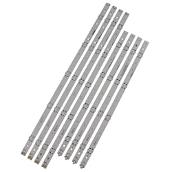 LESLIS 8 unids/Set Tira de LED Apto for LIG 49 TV 49UF6400 49UF6407 49LF510V 49UF640V 49UH6100 NC490DUE-SADP2 LGE-WICOP-49INCH-UHD-FHD-REV05 Tiras de  características