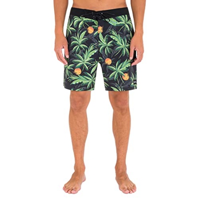 Hurley Phantom Classic 18', Board Shorts Hombre, Preta (Black), 42