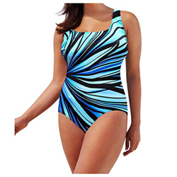 Trikinis Mujer Pieza Mujer W Traje De BañO Conjunto De Bikini BañAdor Natacion Mujer para Mujer BañAdores Mujer (Azul, XXXXL) precio