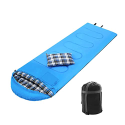 Jojomino Saco de dormir para acampar 3 estaciones y clima Verano Primavera Otoño Ligero Impermeable Camping Viajes al aire libre precio