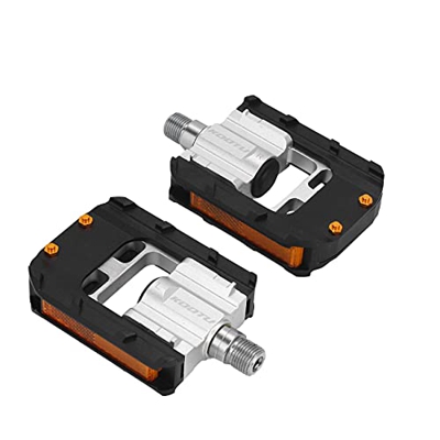 AIDIRui Pedales de Bicicleta Plegables Pedales Plegables de Doble Cara Universal para Bicicleta Plegable Bicicleta de Carretera Bicicleta de Ciudad