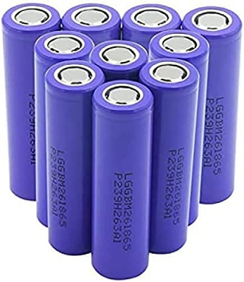 Battery Rechargeable 3.7V 2600mAh Rechargeable Battery for Power Bank Microphone Radio Projector Camera Remote Control Mini Fan Portable Printer Emerg