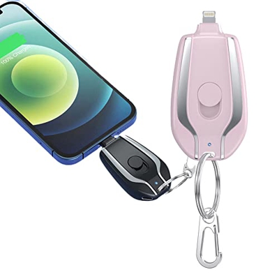 1500mAh Mini Power Emergency Pod, Power Fob Portable Phone Charger Upgraded Version, Portable Keychain Phone Charger, Portable Mini Power Mini Power B