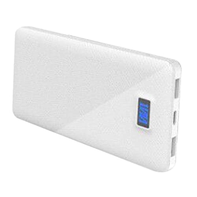 Happlignly BateríA de PolíMero Bank Box PD18W+QC3.0 Pantalla LCD 10000MAh Board para BateríA de PolíMero DIY Powerbank Case Blanco
