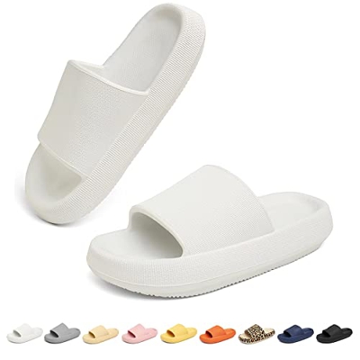 Somic Chanclas Ultracomodas Mujer Sandalias De Ducha Suela Gruesa Ducha Verano Zapatillas Casa Hombre Cushionaire Ligeras Hebilla Suela Antideslizante