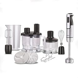 Lehmann Blender manual multifuncional Chopsui 1200 W con función turbo y control de velocidad, color plateado precio