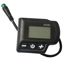 Tuccbay 24-48V KD58C Pantalla LCD Bicicletas Eléctrico Instrumento Monitores Bicicletas Eléctrico Acelerador Piezas de Repuesto Panel Kit en oferta
