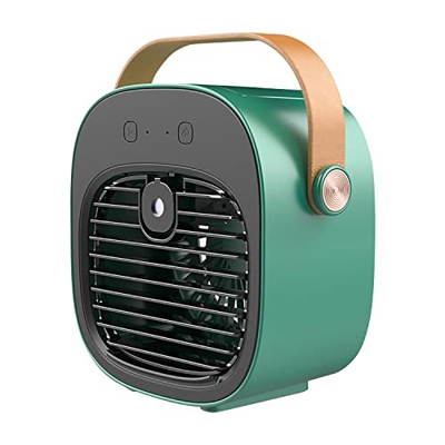 Portable Air Conditioner 4000mAh Rechargeable Personal Air Cooler with 3 Speeds Duration 5-10 hrs,Quiet Mini Air Conditioner Fan Desk Cooling Fan for 