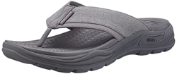 Skechers ARCH FIT MOTLEY SD DOLANO, Chanclas para Hombre, Charcoal Nylon W/ Canvas, 42 EU en oferta