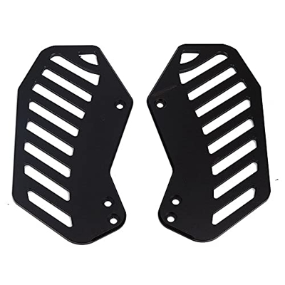 GANMEI Motocicleta Scooter eléctrico Bicicleta Delantera Reposapiés Paso Pedales Pies Pies Pinzas para MQis/MQi2/MS/M2 Negro