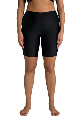 Ulla Popken Schwimmradler, Große Größen Bañador, Negro (Schwarz 10), 52 (Talla del Fabricante: 50) para Mujer