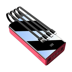 Power Bank 50000Mah Cargador portátil Paquete de batería de Gran Capacidad con Cable de Carga Incorporado Carga 7 Dispositivos Al Mismo Tiempo Carga r precio