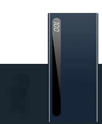 Power Bank Cargador portátil 100000Mah 2.1A Teléfono de Carga rápida Paquete de batería Externa con Pantalla Digital LED 2 Puertos USB 2 Entrada USB-C