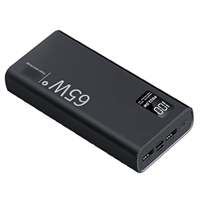 Cargador portátil de 65 W, Banco de energía de 50000Mah, Banco de energía de Carga rápida, Paquete de batería Externa, Pantalla LED, Cargador de energ