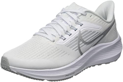 Nike Air Zoom Pegasus 39, Sneaker Mujer, White/Metallic Silver-Pure Platinum, 38.5 EU en oferta