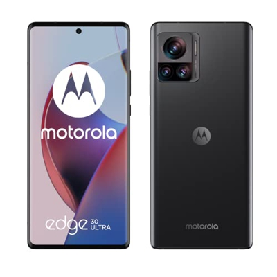 Motorola moto edge 30 ultra (pantalla OLED 144 Hz de 6,6 pulgadas, cámara de 200 MP, Dolby Atmos, cargador TurboPower de 125 W, carga inalámbrica, pro