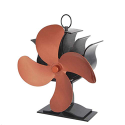 MAIES 4-Blade Heat Powered Stove Fan Thermodynamic Fireplace Fans for Wood Log Burner Fireplace Silent Operation Heat Distribution características
