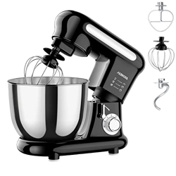 Batidora Amasadora Repostería Profesional 3.5L Acekool MC3 con 6 Velocidades 1000W Robot Cocina Orbital Multifuncional con Amasador Batidor Varillas características