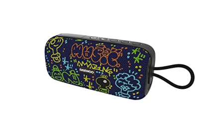 DAEWOO INTERNATIONAL Altavoz portátil Bluetooth Bowie ByARTIST x elxupetnegre