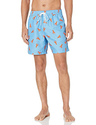 Amazon Essentials Bañador de Secado Rápido de 18 Cm Hombre, Estampado de Langostas, XL precio