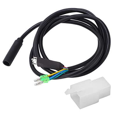 AUHX Cable de Extensión de Conversión de Motor de 9 Pines, Conector Impermeable de Buena Durabilidad Línea de Conversión de Motor de Bicicleta Eléctri