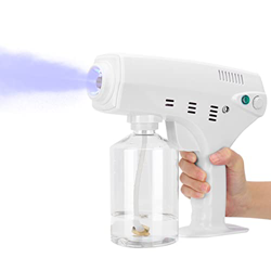 Secador de Pelo Inalámbrico, ANGREK Nano Pistola de Vapor Nano Pulverizador USB Inalámbrico Recargable Luz Azul Pulverizador de Limpieza de Cabello He características