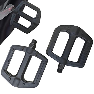 tacery Pedal de Bicicleta de montaña,Pedal de Ciclismo Ligero con rodamientos sellados - Pedal de Bicicleta Pedales de Plataforma Plana Ancha para Bic