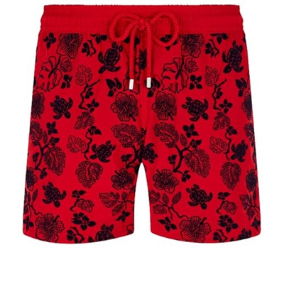 VILEBREQUIN Mahina Swim Short Natural Turtles Pepper Size L EU