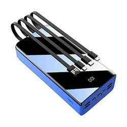 Power Bank 50000Mah Cargador portátil Paquete de batería de Gran Capacidad con Cable de Carga Incorporado Carga 7 Dispositivos Al Mismo Tiempo Carga r precio
