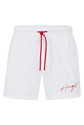 HUGO Paol Pantalones Cortos de natación, Natural104, L para Hombre