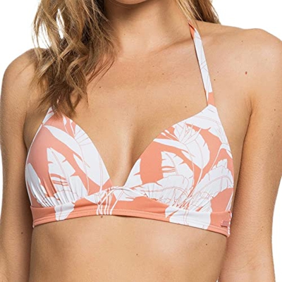 Roxy Printed Beach Classics - Top de Bikini Triangular Moldeado - Mujer