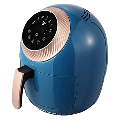 Freidora de aire para uso doméstico Freidora de aire saludable sin aceite de 5L, freidora eléctrica multifunción inteligente de seguridad para el hoga
