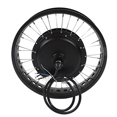 FECAMOS Kit de Buje de Transmisión Trasera para Bicicleta, Kit de Conversión de Bicicleta Eléctrica de Buena Disipación de Calor IP65 a Prueba de Agua