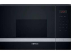 Siemens microondas empotrable 20l 800w inox/negro bf523lms0 en oferta