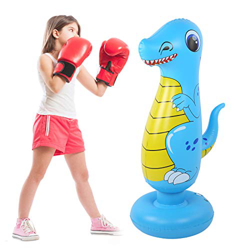 Cyllde Saco de Boxeo Inflable para niños, Saco de Boxeo de pie Inflable de 120cm, Saco de Boxeo, Equipo de Fitness de PVC características